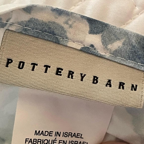 Pottery barn king duvet set Floral Blue and White - Picture 6 of 10